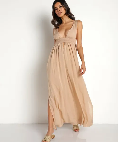 Indah Dresses>Anjeli Empire Maxi Palmonio