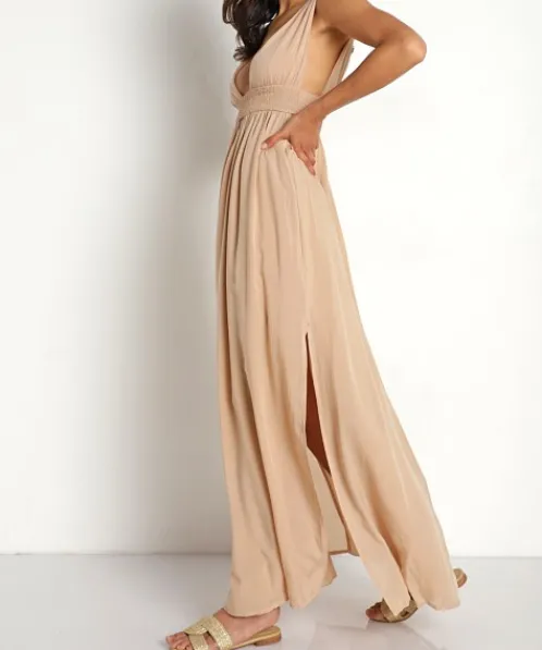 Indah Dresses>Anjeli Empire Maxi Palmonio