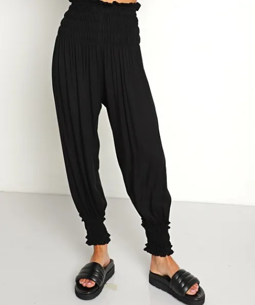 Indah Pants>Birtie Ruffle Pant Black