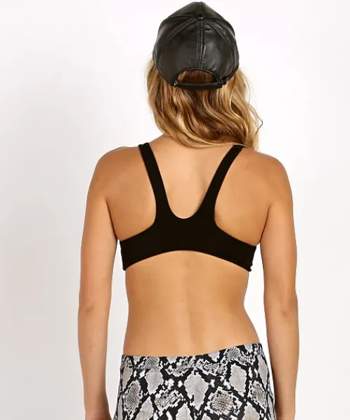 Indah Bras>Icing Solid Racer Back Bra Black