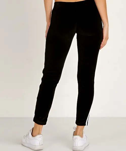 Indah Pants | Pants>Mozzarella Solid Velour Sweats Black