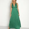 Indah Dresses>River Maxi Dress Clover