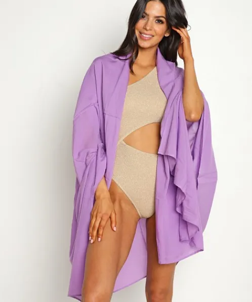 Indah Cover Ups>Sarong Violet