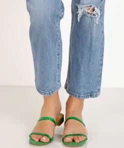 Jaggar Sandals>Perspex Sandal Emerald