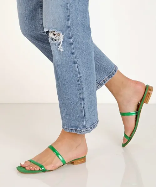Jaggar Sandals>Perspex Sandal Emerald