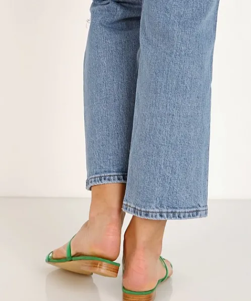 Jaggar Sandals>Perspex Sandal Emerald