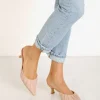 Jaggar Sandals | Flats>Ruched Kitten Heel Amberlight