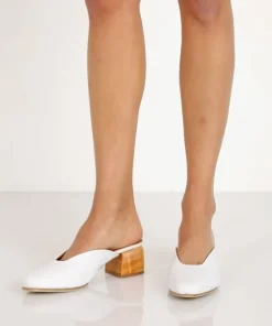 James Smith Heels>Cafe Society White Leather
