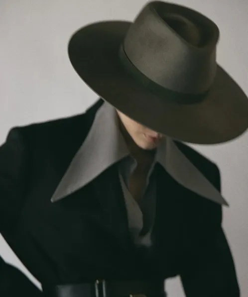 Janessa Leone Accessories>Cole Hat Grey