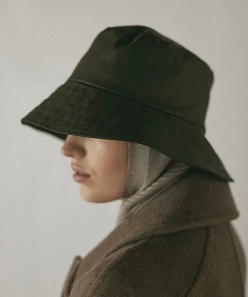 Janessa Leone Accessories>Franklin Bucket Hat Khaki