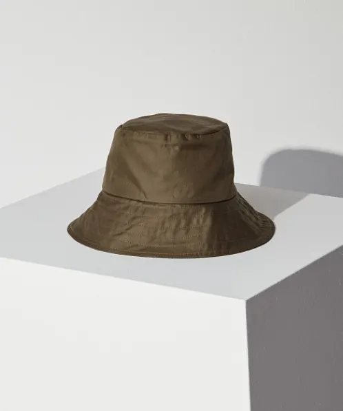 Janessa Leone Accessories>Franklin Bucket Hat Khaki