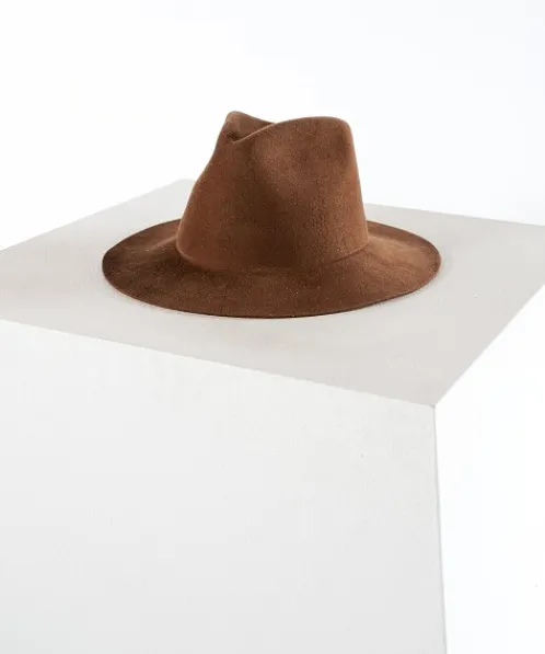 Janessa Leone Accessories>Kit Packable Wool Hat Oaks