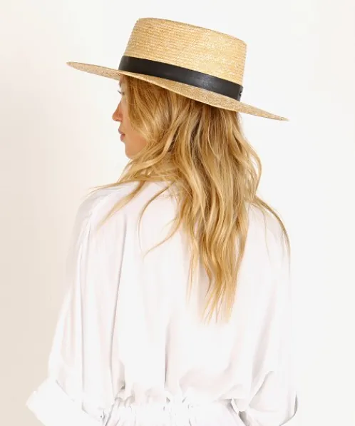 Janessa Leone Accessories>Klint Hat Natural