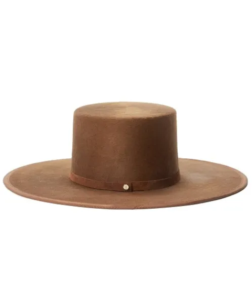 Janessa Leone Accessories>Tia Bolero Hat Whiskey