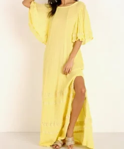 Jen's Pirate Booty Dresses>Boreal Forest Kaftan Maize