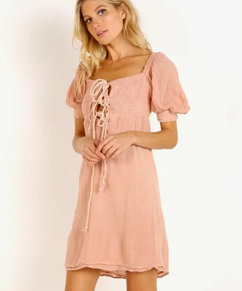 Jen's Pirate Booty Dresses>Gally Mini Dress Clay