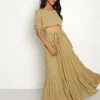 Jen's Pirate Booty Skirts>Johana Maxi Skirt Olive