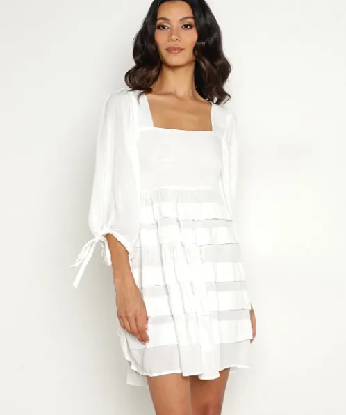 Jen's Pirate Booty Dresses>Little Wing Mini Dress White