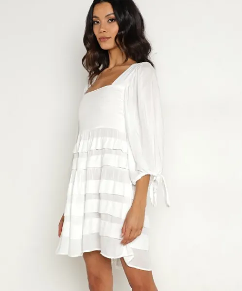Jen's Pirate Booty Dresses>Little Wing Mini Dress White