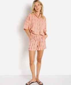 Jen's Pirate Booty Shorts | Tops>Skull Rock Set Desert Rose