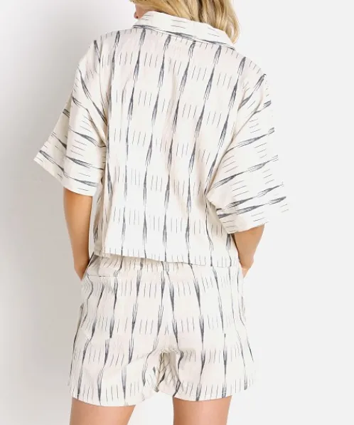 Jen's Pirate Booty Shorts | Tops>Skull Rock Set Sand