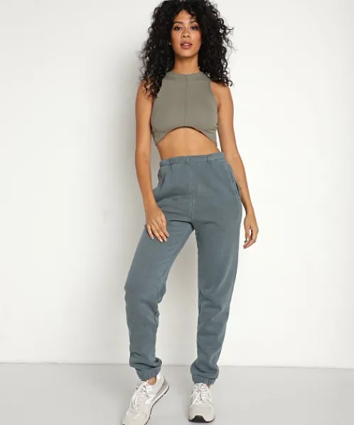 Joah Brown Tops>Curve Crop Tank Summit