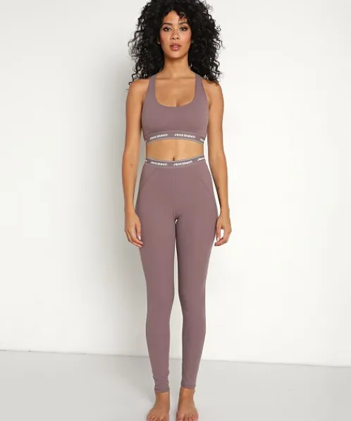 Joah Brown Sports Bras>The Sports Bra Sueded Mauve