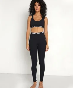 Joah Brown Sports Bras>The Sports Bra Sueded Onyx