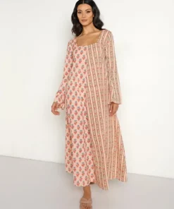 Kinga Csilla Dresses>Diya Cradle Maxi Dress Block Printed