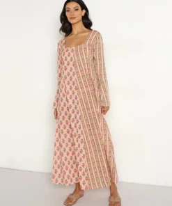 Kinga Csilla Dresses>Diya Cradle Maxi Dress Block Printed
