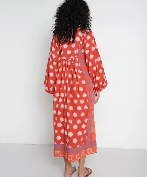 Kinga Csilla Dresses>Folk Fez Block Dress