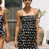KIVARI Dresses>Frida Midi Dress Navy Shell