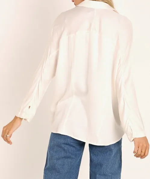 Knot Sisters Tops>Audrey Top Cream