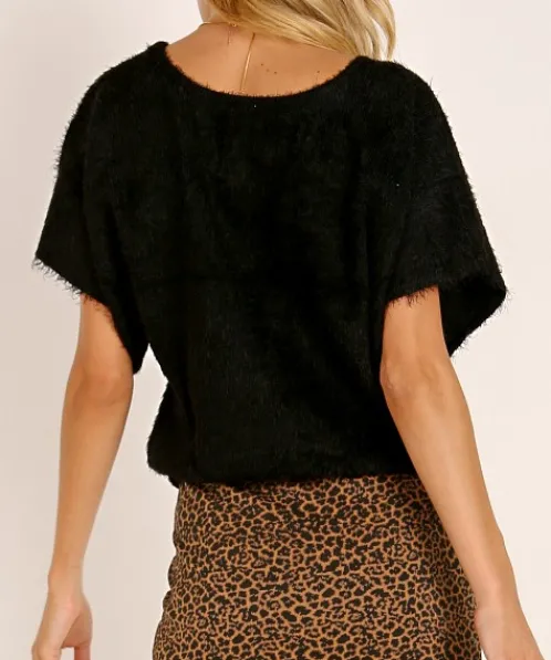 Knot Sisters Knits | Tops>Nina Sweater Black
