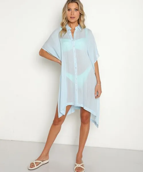 L Space Cover Ups | Dresses>Anita Cover Up Sky Blue