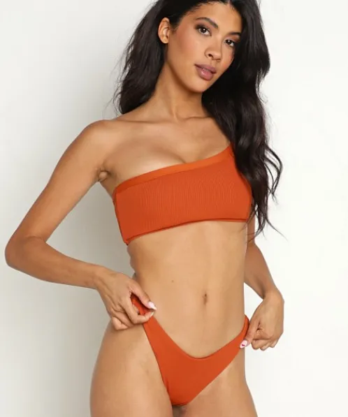 L Space Bikinis>Axel Bikini Top Amber