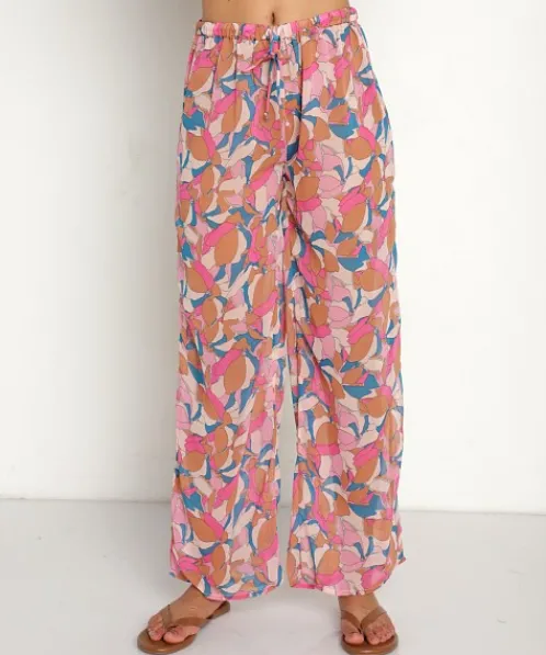 L Space Pants>Catalina Pant Sun Dazed Floral