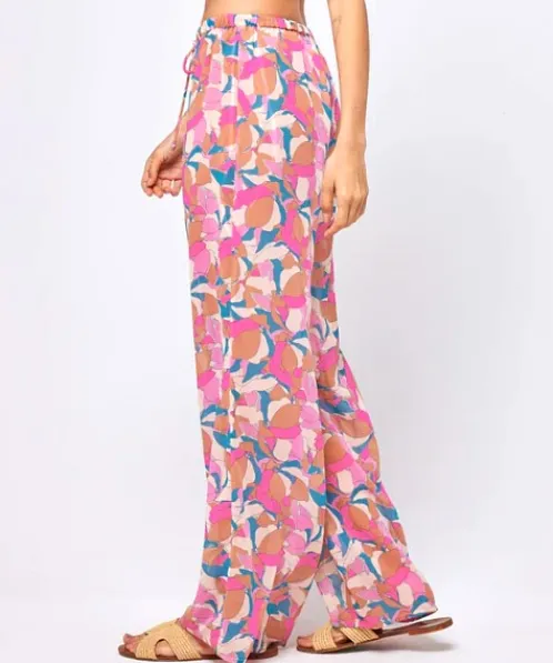 L Space Pants>Catalina Pant Sun Dazed Floral