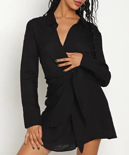 L Space Dresses>Daydream Tunic Dress Black