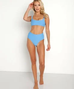 L Space Bikinis>Eco Jess Bikini Top Cornflower