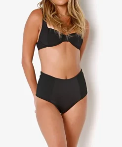 L Space Bikinis>Jackie Bikini Bottom Bitsy Black