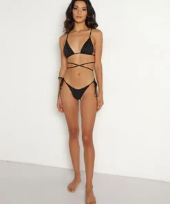 L Space Bikinis>Kara Bikini Top Black