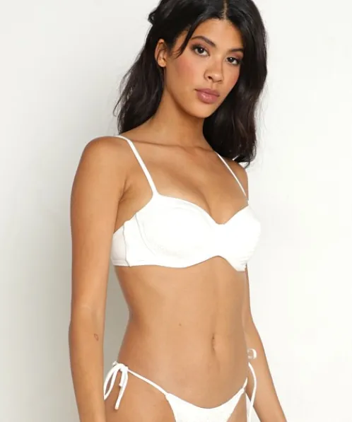 L Space Bikinis>Marley Bikini Top Cream