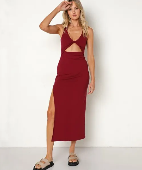 L Space Dresses>Nico Dress Cabernet