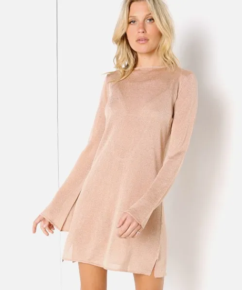 L Space Dresses>Waloma Tunic Champagne
