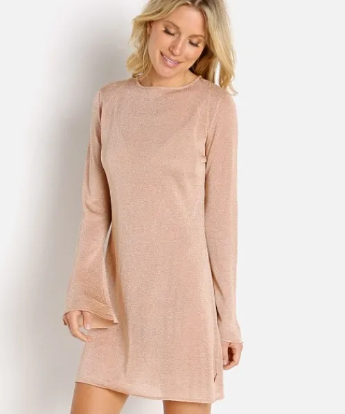 L Space Dresses>Waloma Tunic Champagne