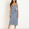 LACAUSA Dresses>Bluebell Dress Chambray