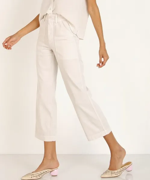 LACAUSA Pants>Brushed Stella Trousers Moon