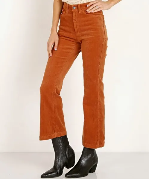 LACAUSA Pants>Eva Cords Fox