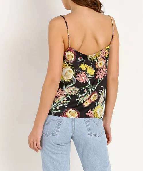 LACAUSA Tops>Ivy Tank Garden Floral